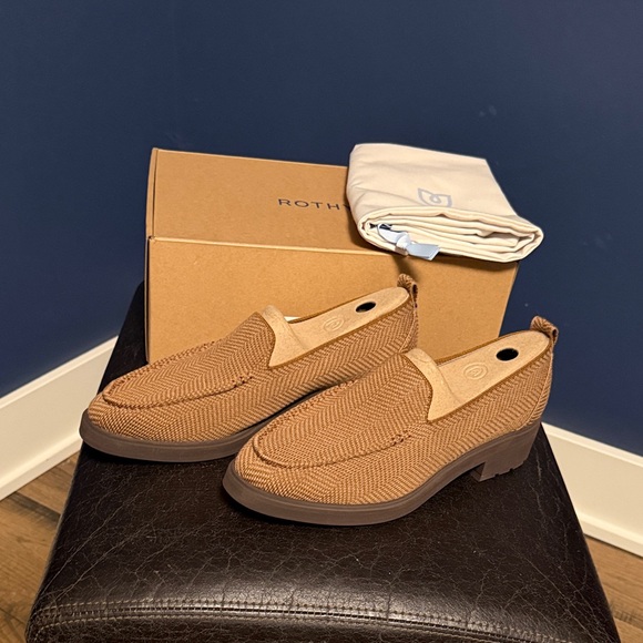 Rothy's Shoes - Rothy's Tan Woven Women's Slip-On Loafers